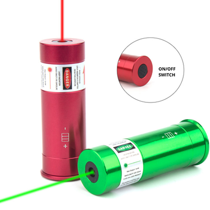 12GA Green Laser Boreighter 12GA Laser Bore Sight με ON/OFF