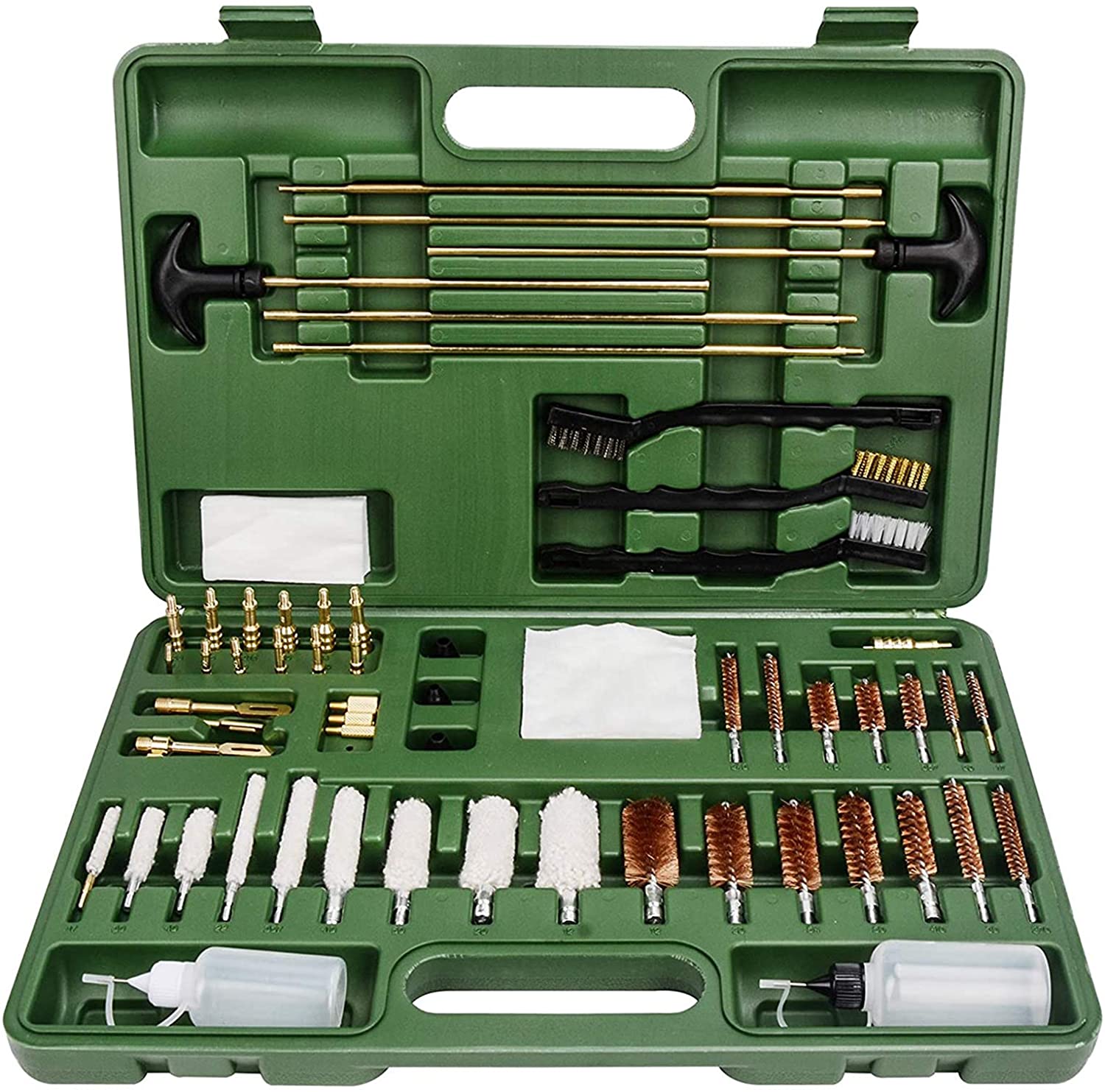 Universal Gun Cleaning Kit για όλα τα όπλα με φορητή θήκη ταξιδιού μεγέθους