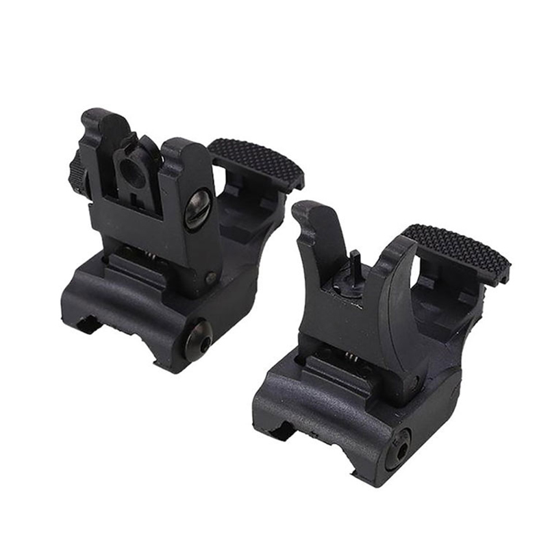 AR-15 Rapid Tactical εμπρός και πίσω ανταλλακτικά AR15 Flip-up Back-up Sight Set AR 15 Sights for Hunting