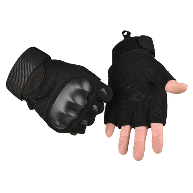 Ποδηλασία μοτοσικλέτα Fingerless Half Finger Gloves Military Gloves Στρατός Tactical Hand Hunting Gloves