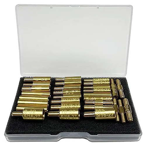 Προσαρμογείς τοποθέτησης ράβδων καθαρισμού πιστολιού 30 τεμ. Πακέτο 5-40 8-32 10-32 5/16-27 M3 M4 M5 Κλωστές σε αρσενικό και θηλυκό σύνδεσμο ράβδου