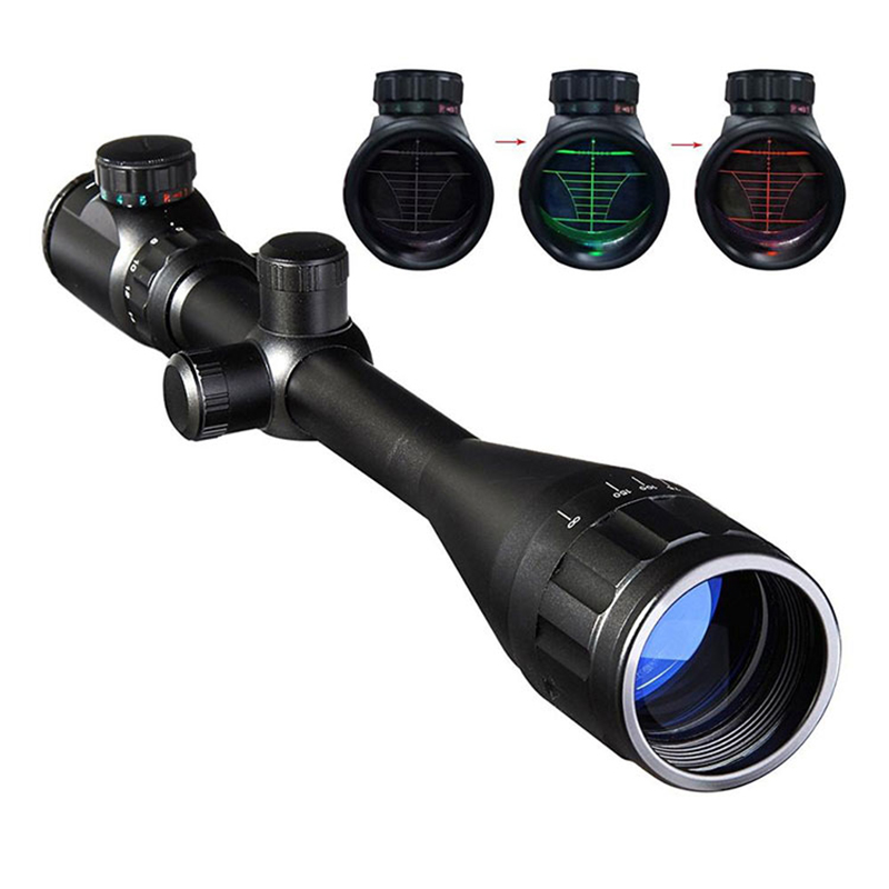 Πεδίο τακτικής κυνηγιού Red Green Dot Illuminated Reticle 6-24x50 Riflescope Telescope Air Gun Rifle Sniper Scope Scope κυνήγι