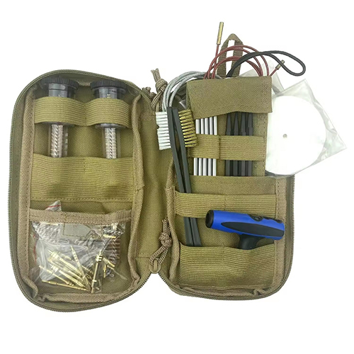 Universal Gun Cleaning Kit Tactical Bag Bone and Chamber Brushes Ανοξείδωτες ράβδοι
